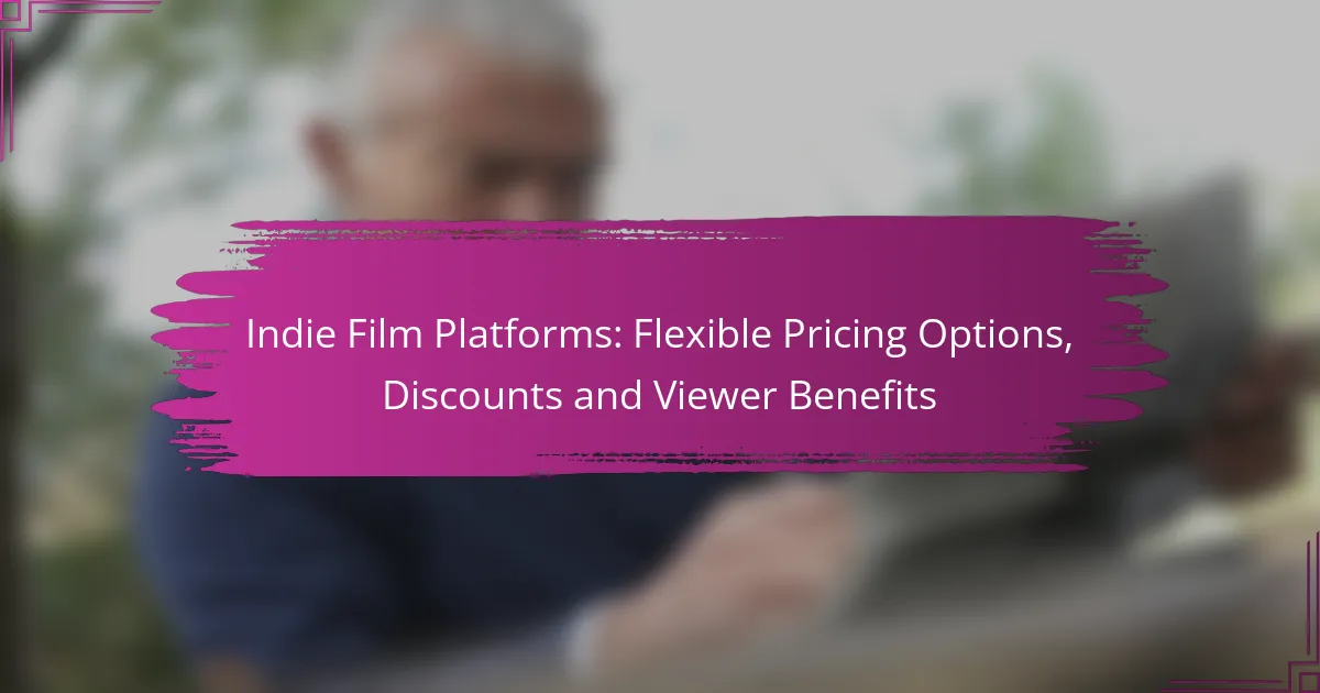 Indie Film Platforms: Flexible Pricing Options, Discounts and Viewer Benefits